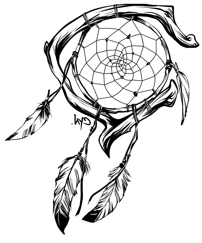 Native American Dreamcatcher Drawing at GetDrawings | Free download