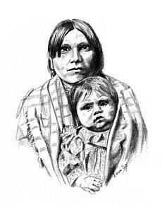 230x300 Native American Child Drawings