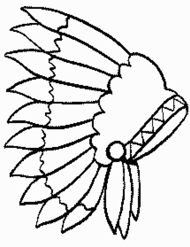 616x800 Headdress Coloring Pages