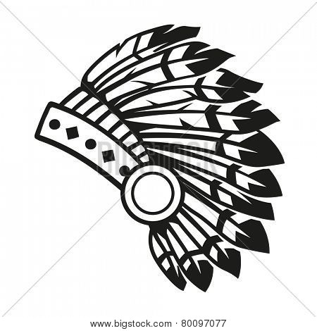 450x470 Native American Indian Headdress Vector Amp Photo Bigstock