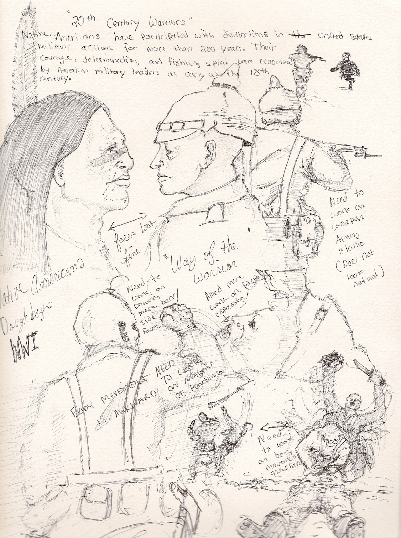 1280x1717 Native American Warriors Wwi By Mocotaugan