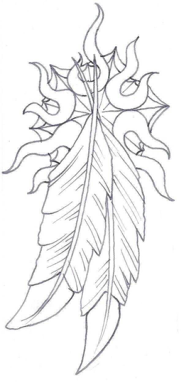 604x1245 Native American Feathers And Wolf Tattoos For Women In 2017 Real