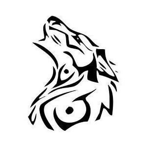 300x300 Native American Wolf Symbol