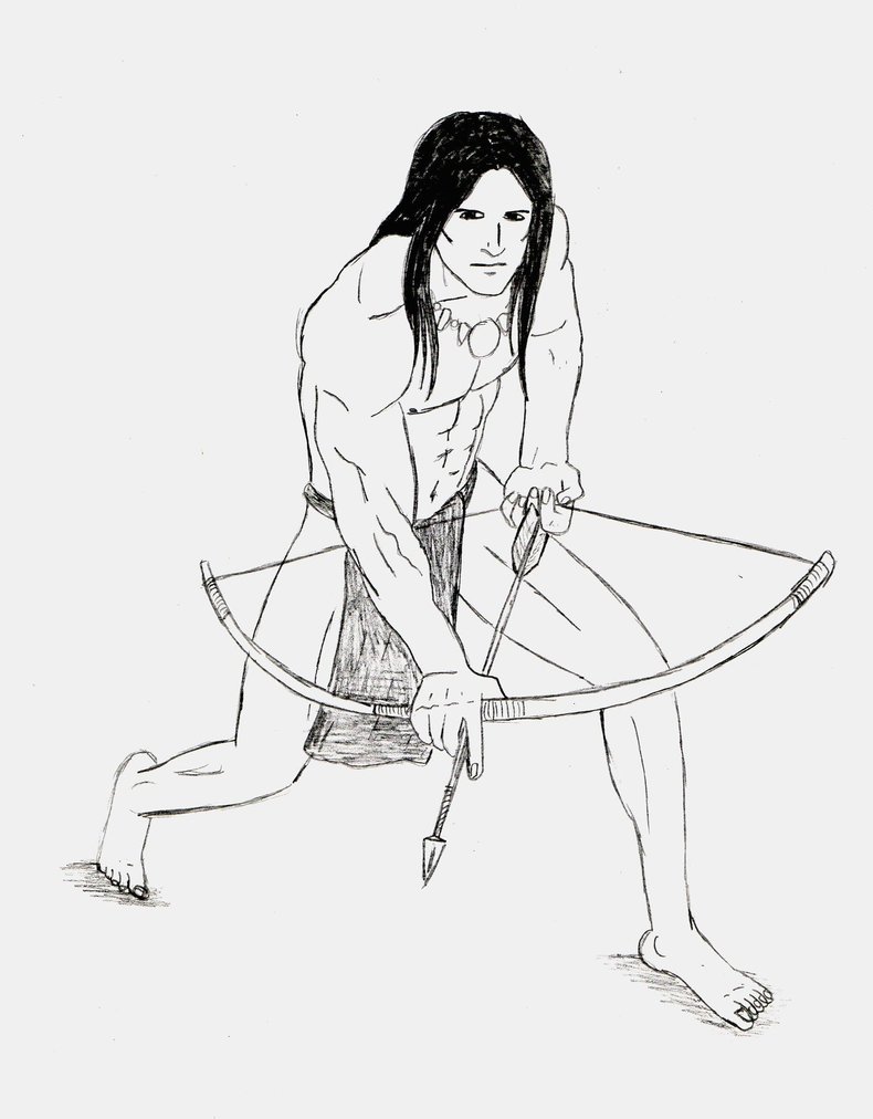 790x1012 Native American Hunting By Verbal707