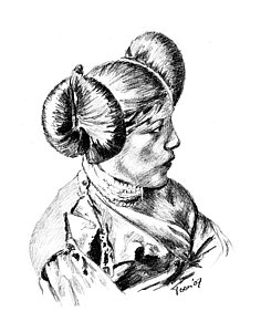 236x300 Native American Portrait Drawings