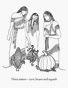 236x305 Native American Children Colouring Page Family History
