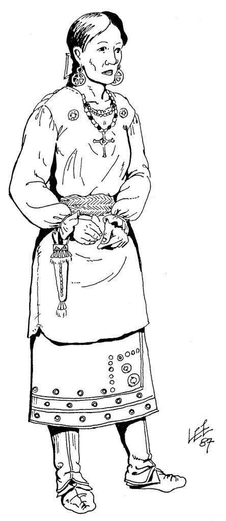 444x1023 Woodland Indian Woman Sketch Drawing Fampi And Stuff