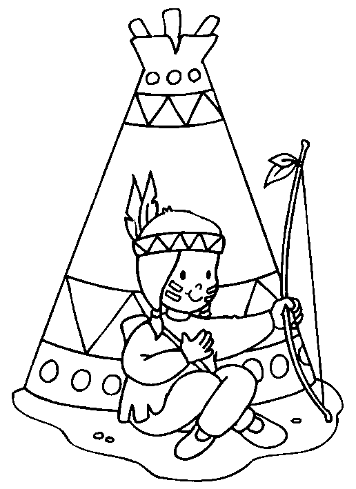 516x709 Native American Coloring Pages 13533