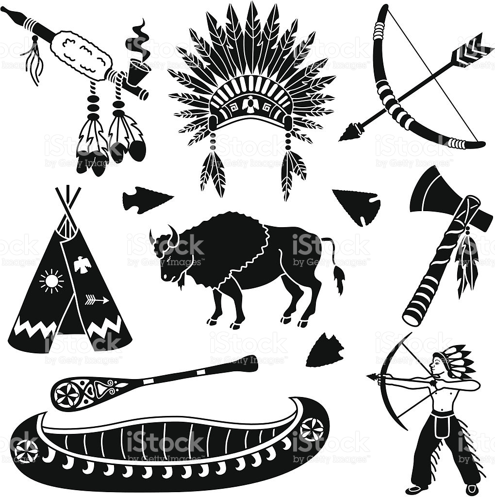 1020x1024 Native American Village Clipart