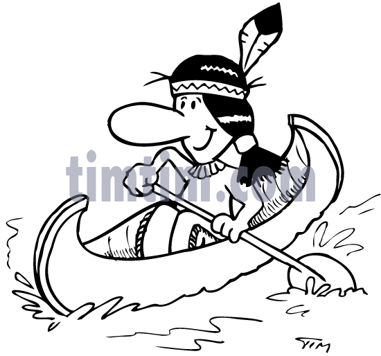 550x514 Free Drawing Of Indian Canoe Bw From The Category Boat Amp Sail
