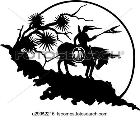 450x375 Native American Horse Clipart