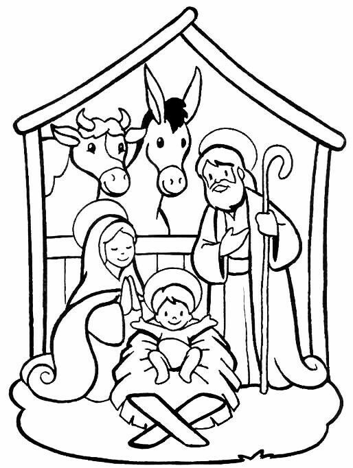 514x682 Nativity Coloring Christmas Sunday School, Crafts