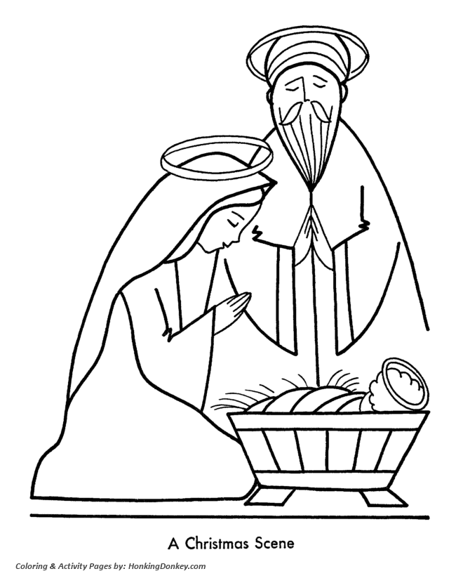 670x820 Religious Christmas Bible Coloring Pages