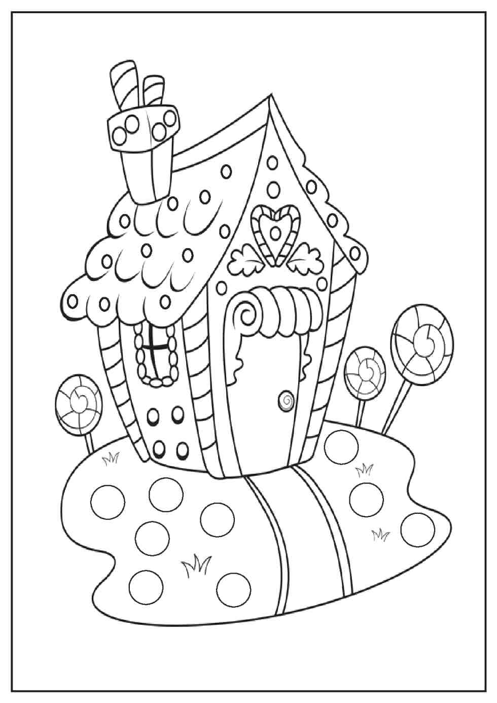 980x1386 Coloring Christmas Scenes Coloring Pages