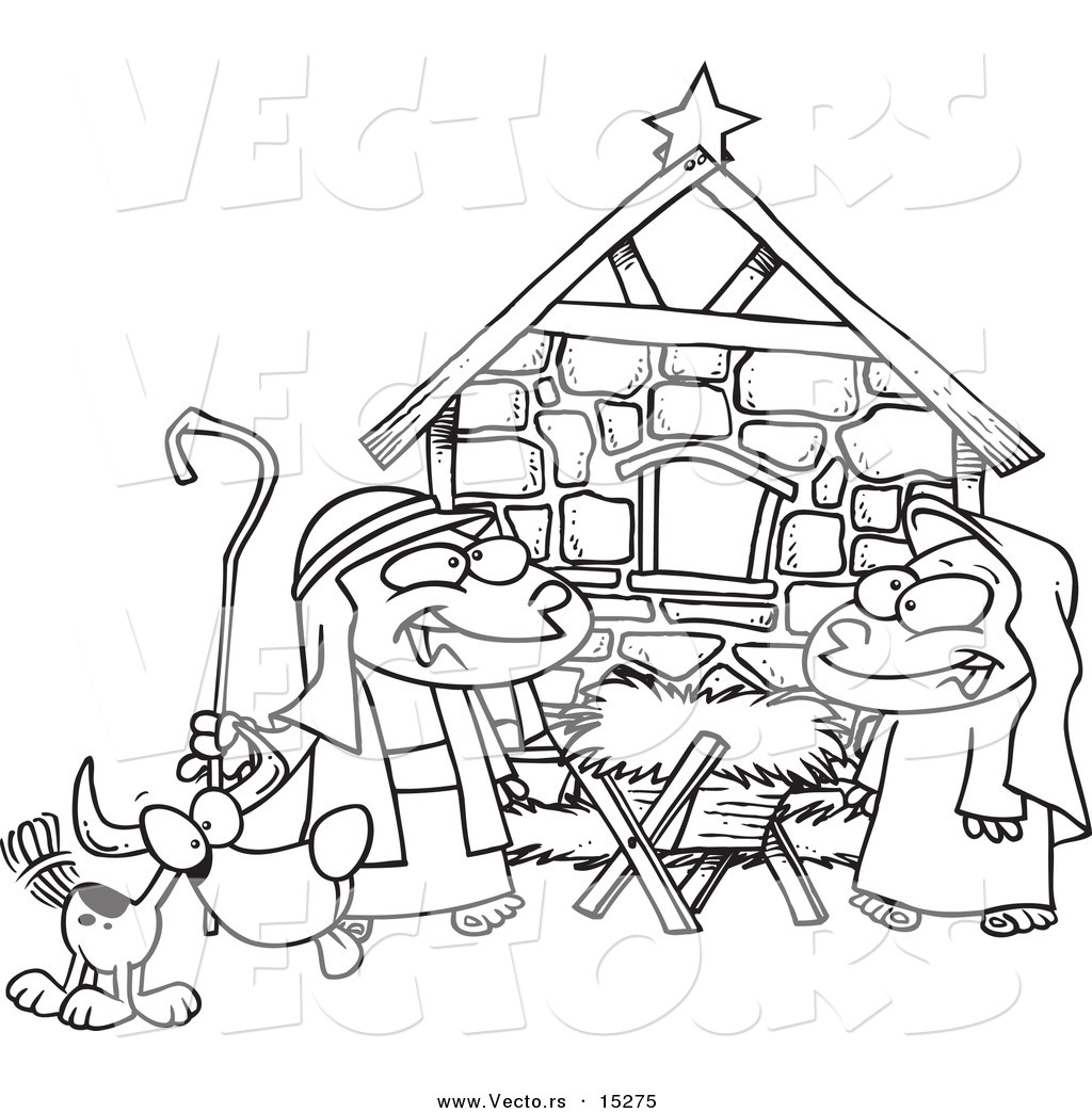 1024x1044 Drawn Child Nativity Scene