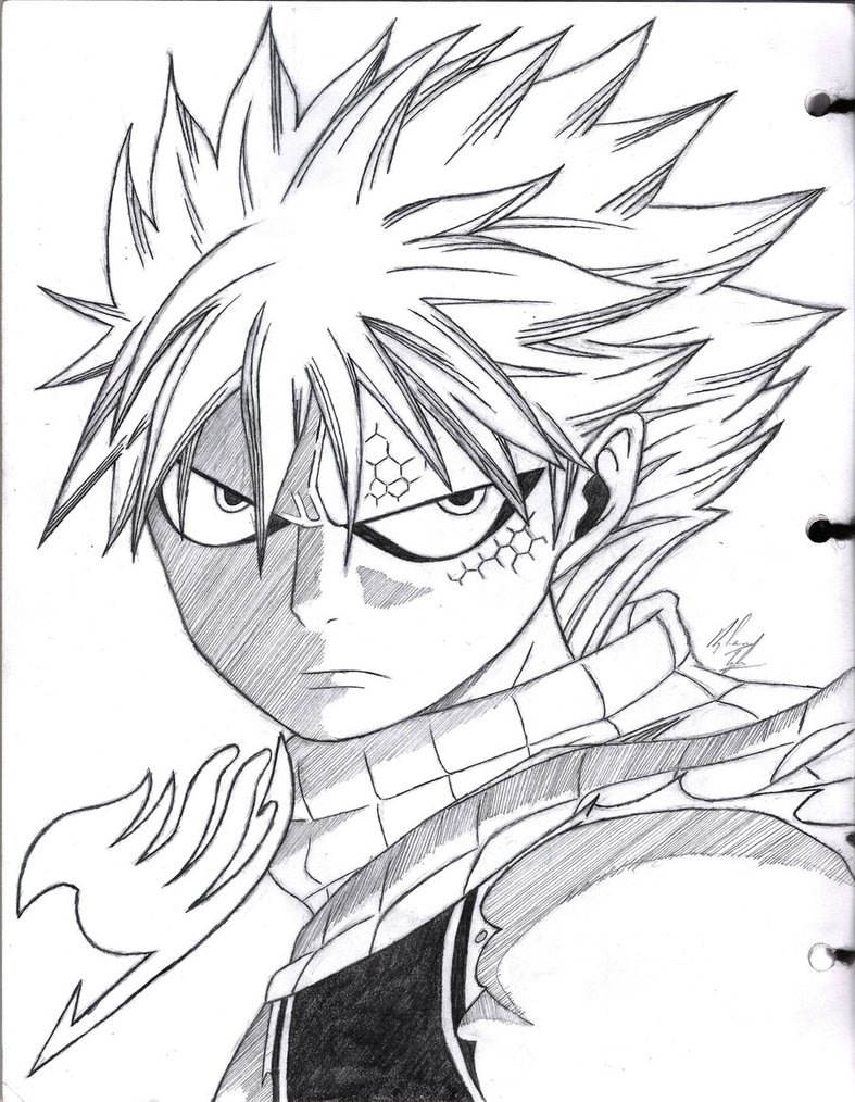 787x1014 Natsu Dragneel Dragon Slayer By Captianafro
