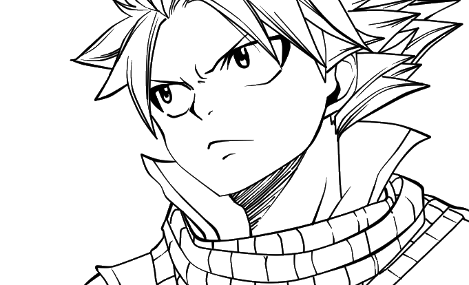 681x414 Fairy Tail~chapter 351~natsu Lineart By 0eka0
