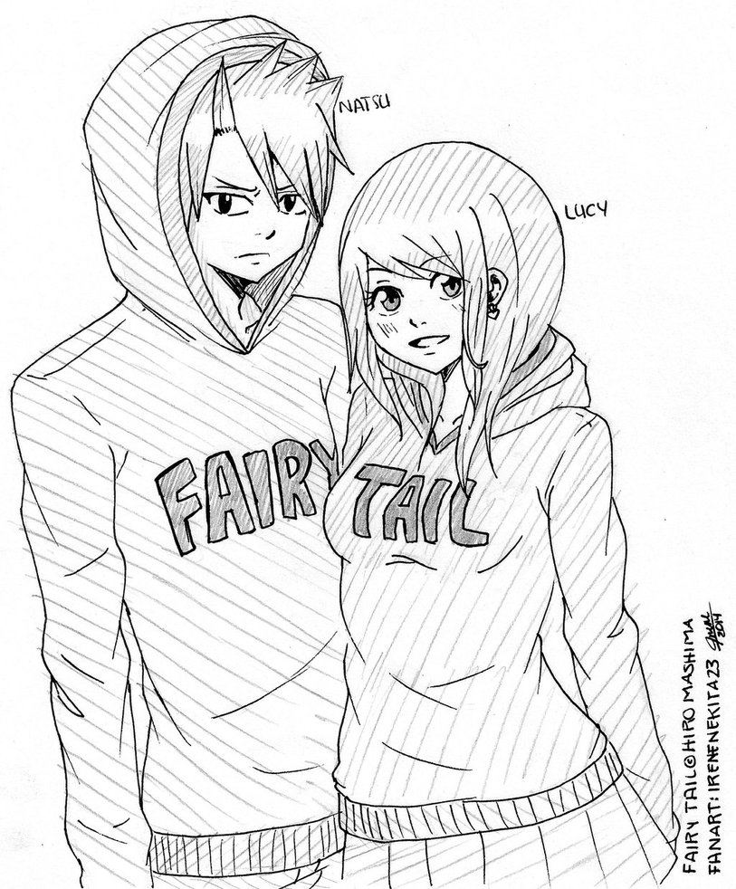 813x982 Natsu And Lucy By Irenechii