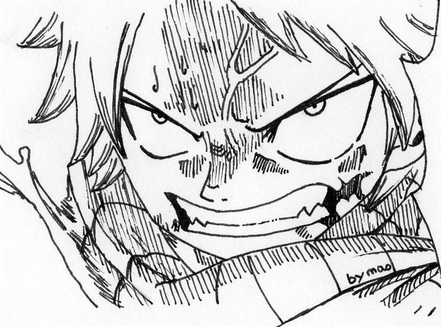 900x669 Natsu Fairy Tail By Mao Sensei
