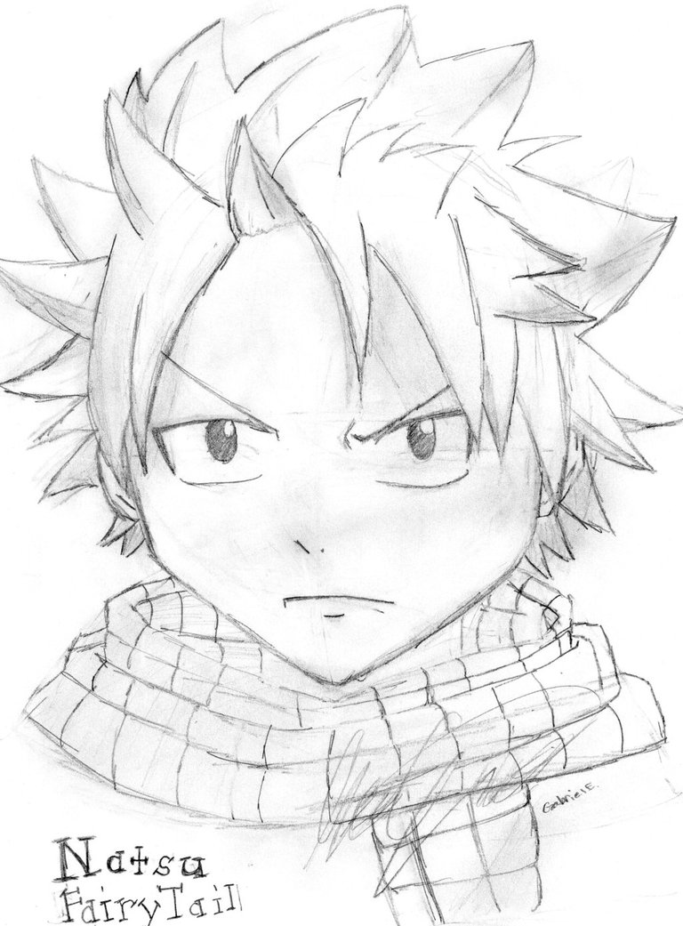 768x1041 Natsu Sketch By Dragneel Okami