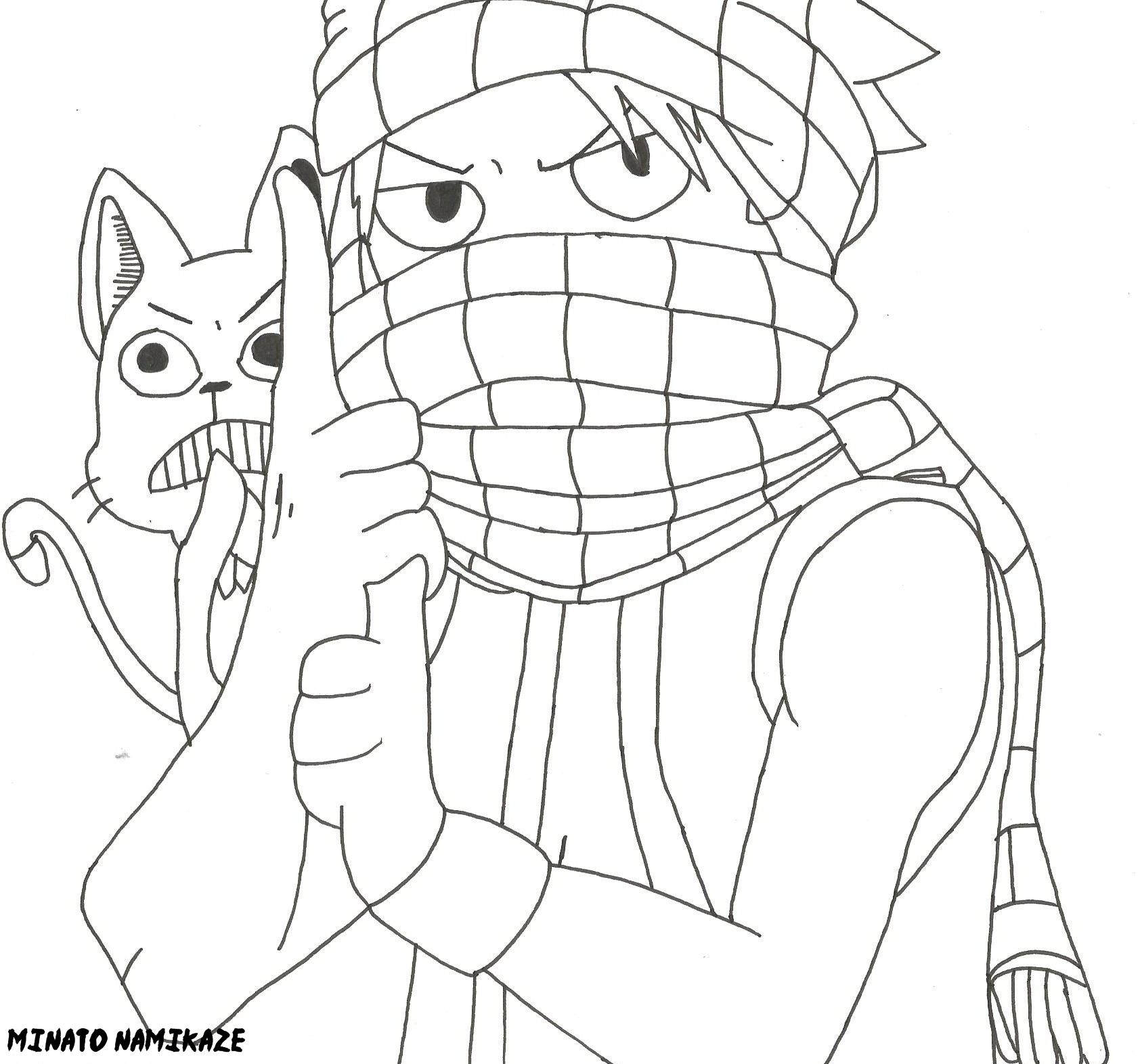 1684x1572 Ninja Natsu By 4thminatonamikaze