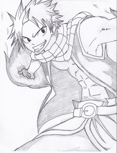 460x600 Old Drawing Natsu Dragneel By Kidartist96