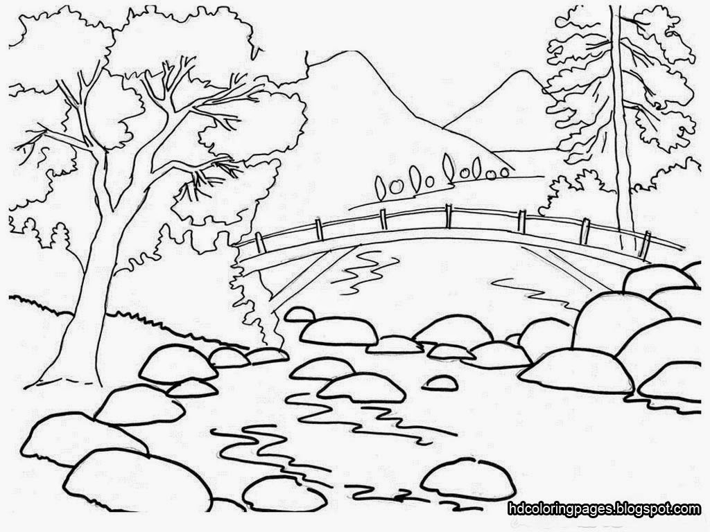 1024x768 Kid Drawing Image In Nature Nature Drawing For Children Natural