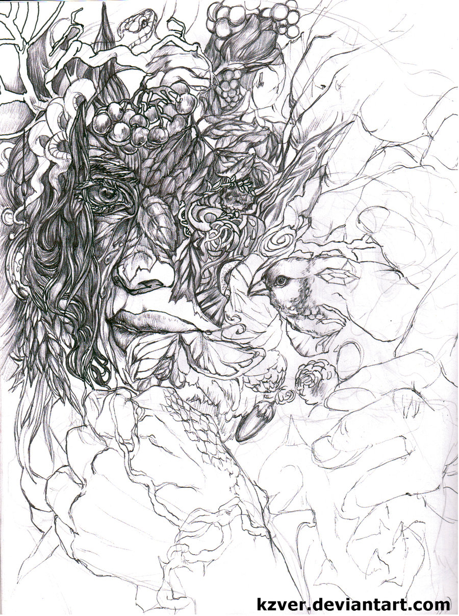 900x1206 Natural Bad Hair Day By Kzver