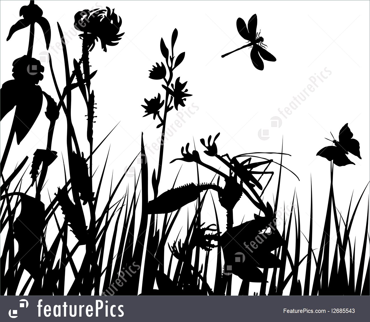 1300x1132 Meadow Background