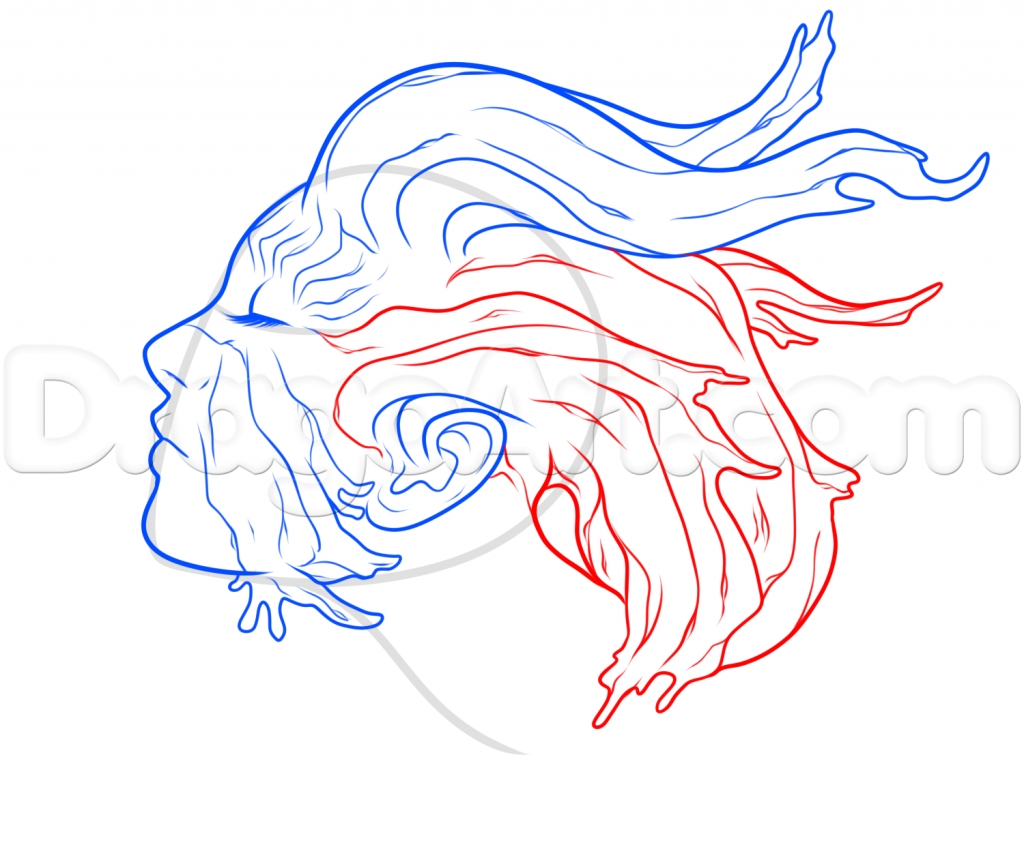 1024x860 How To Draw Nature Draw Mother Nature Step Step Drawing Sheets