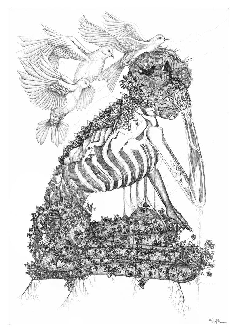 770x1081 Saatchi Art Nature Me Drawing By Petra Knezic