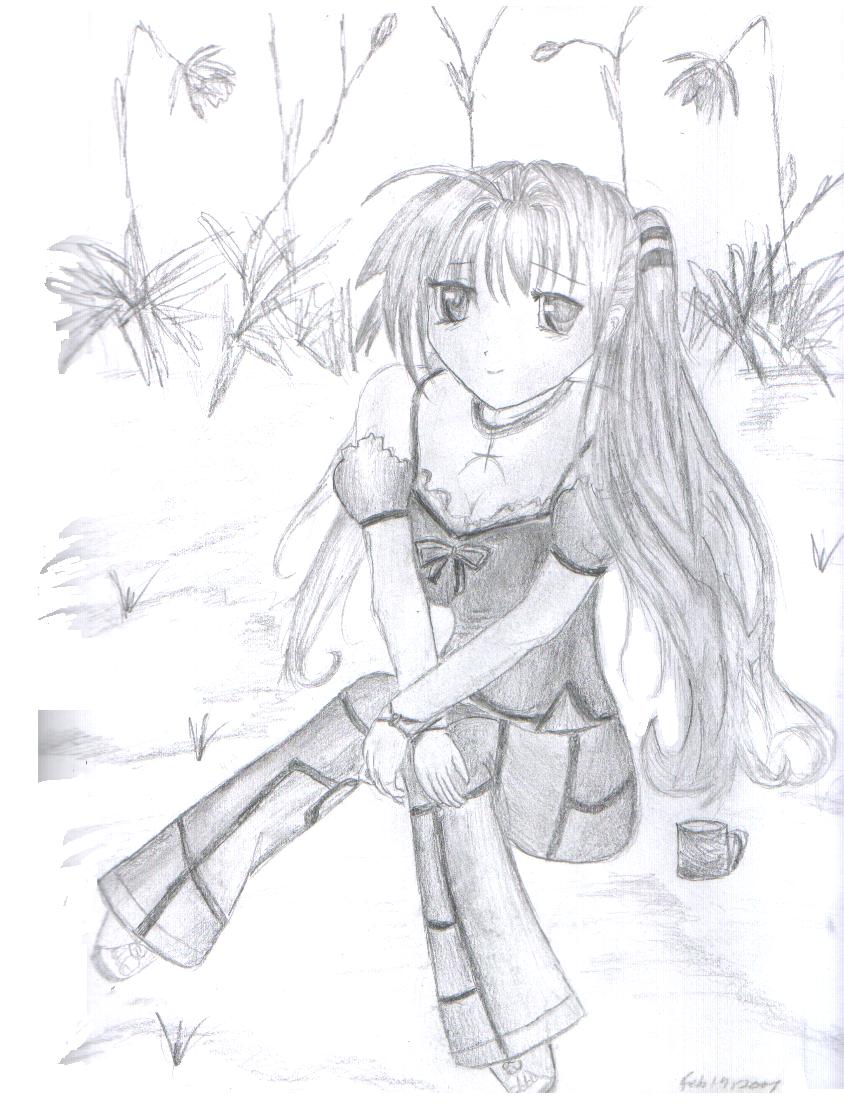 844x1110 Nature Anime By Invisible2u