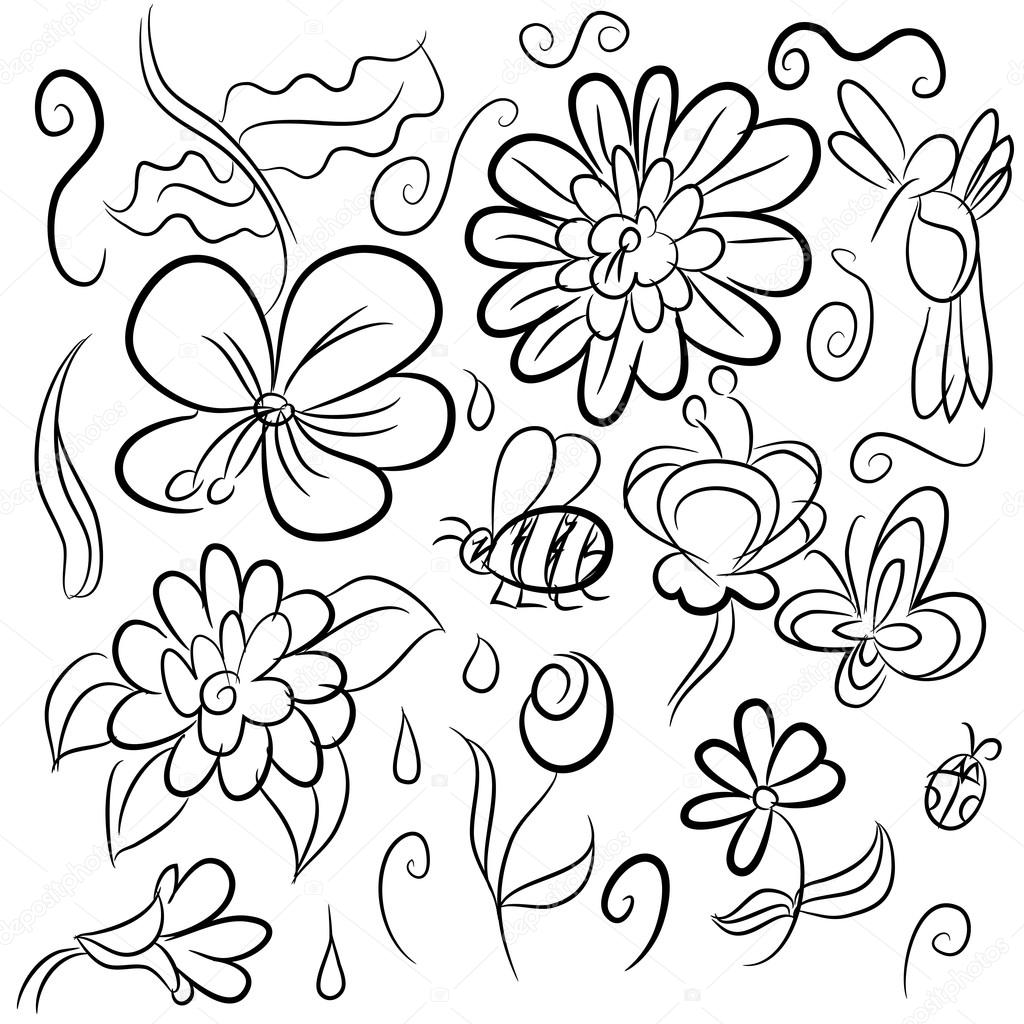 1024x1024 Nature Drawings Stock Vector Cteconsulting