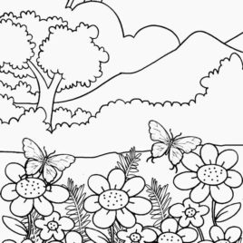 268x268 Coloring Page Of Nature Kids Drawing And Coloring Pages
