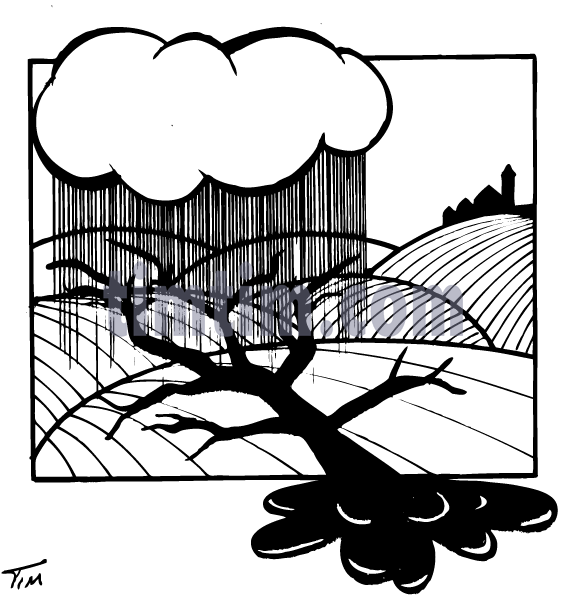 567x604 Free Drawing Of Soil Erosion Bw From The Category Climate