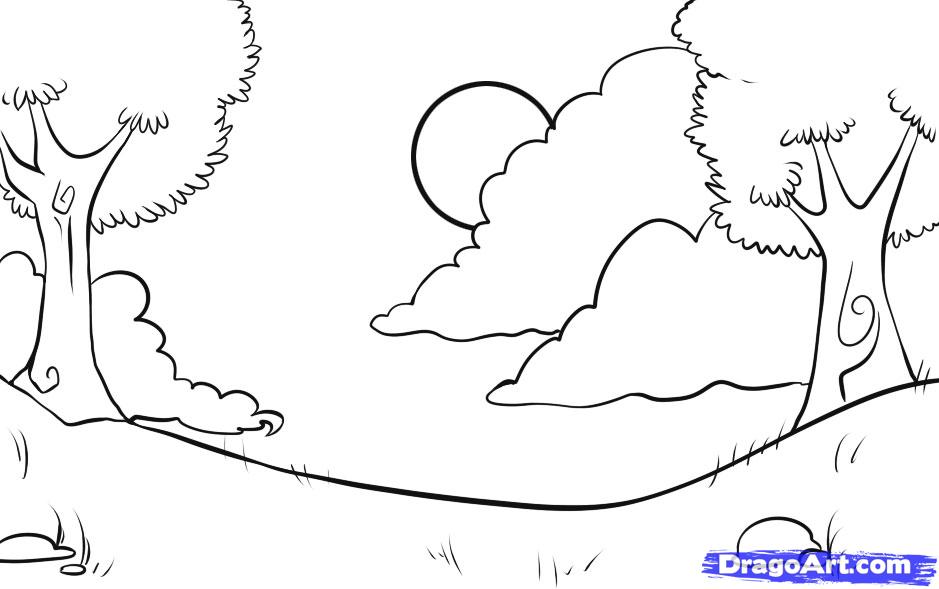 939x589 Drawn Scenery Simple