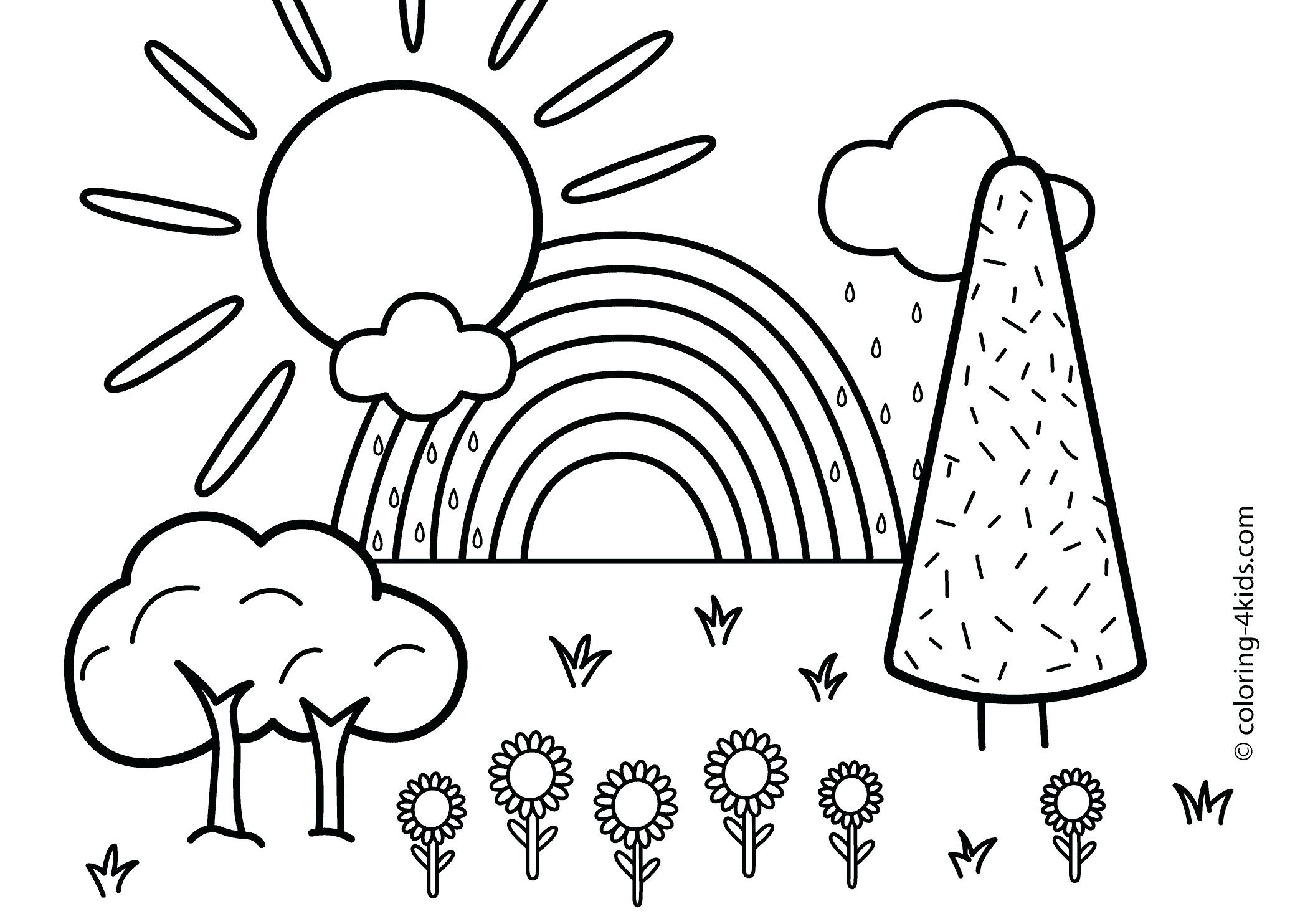 2079x1483 Coloring Nature Scene Coloring Pages Draw With Additional Print