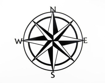340x270 Nautical Compass Etsy