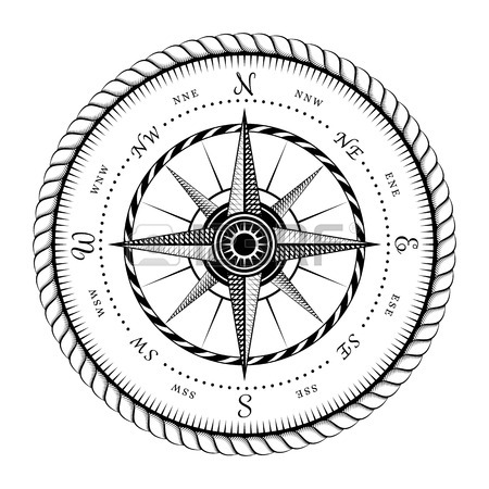 Nautical Compass Drawing At Getdrawings Free Download