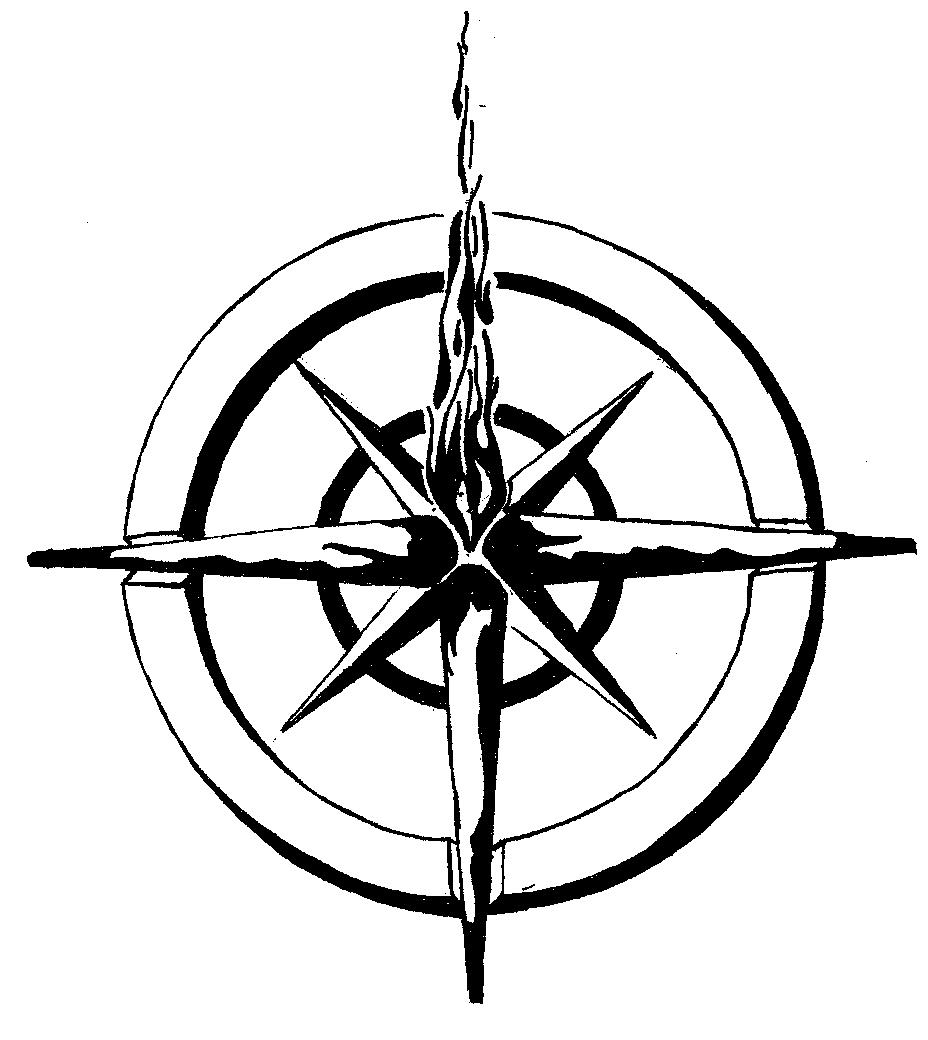 928x1040 Nautical Star Compass Tattoo