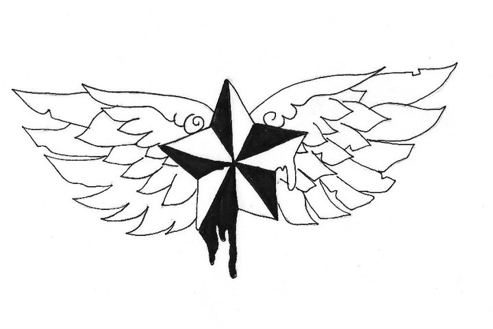 720x481 Nautical Star With Wings By Natchezartist