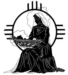 236x262 Keep Calm And Walk In Beauty By Tiffina Kabinto (Navajo Girl