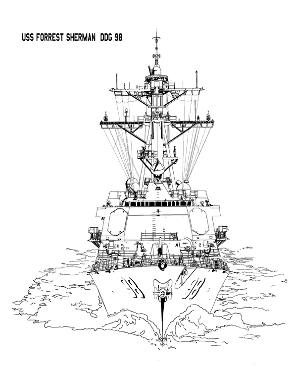 Naval Ship Drawing at GetDrawings | Free download