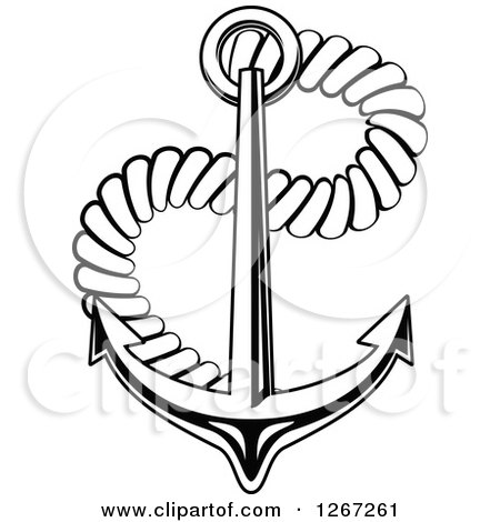 450x470 Clipart Navy Blue Banner And Anchor