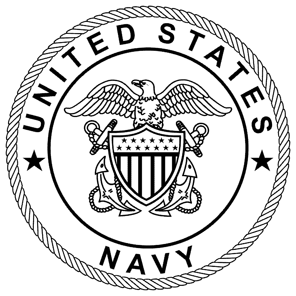 Us Navy Logo Coloring Page Coloring Pages