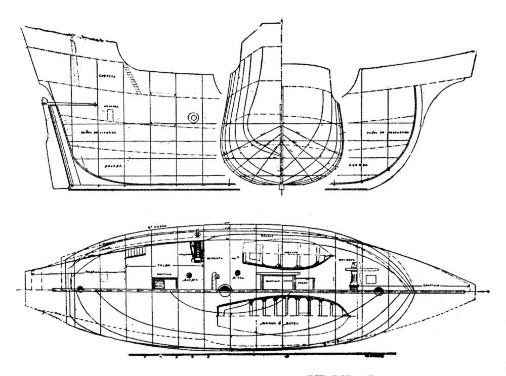 1000x744 Ancient And Modern Ships, Part I. Wooden Sailing Ships, By Sir