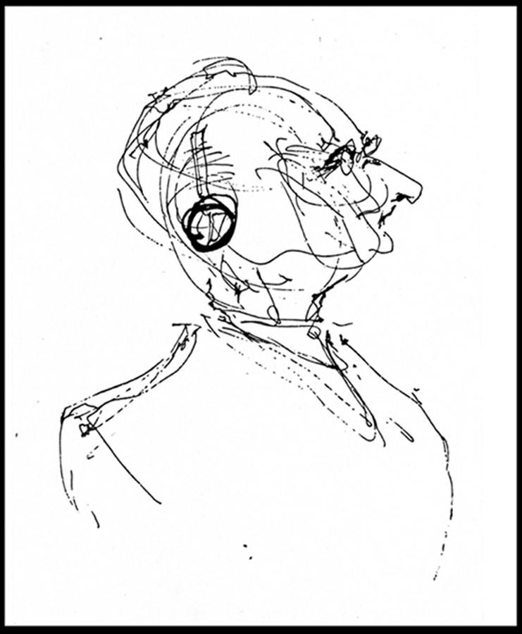 741x900 Edward Eichel Recently Attended Exhibition Of His Drawings