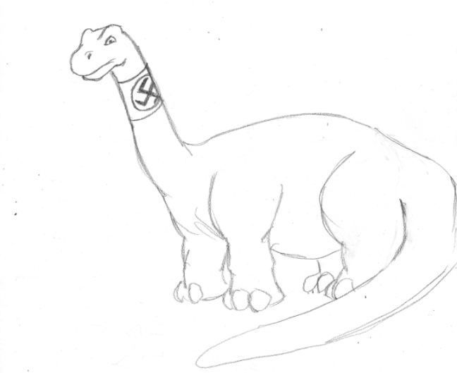 648x529 I Hate Jurassic Nazis Brian's Sketch Blog