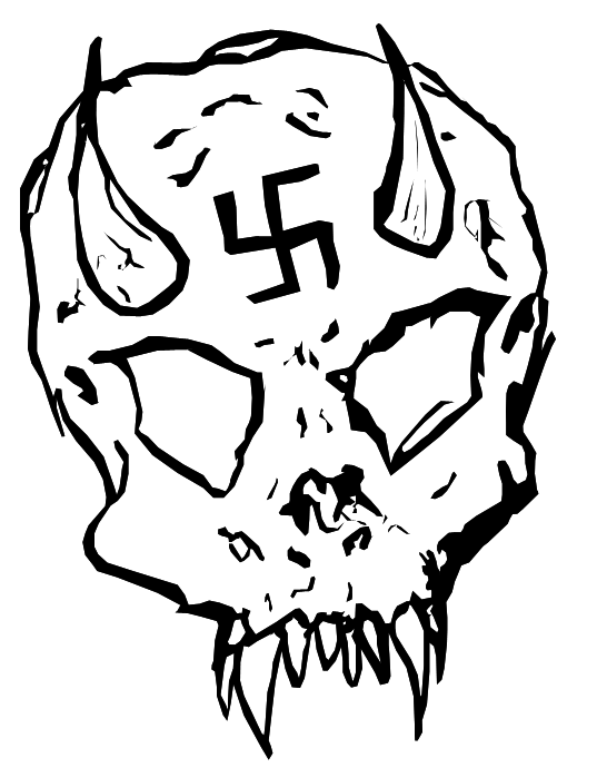 537x690 Nazi Skull By Kakefat