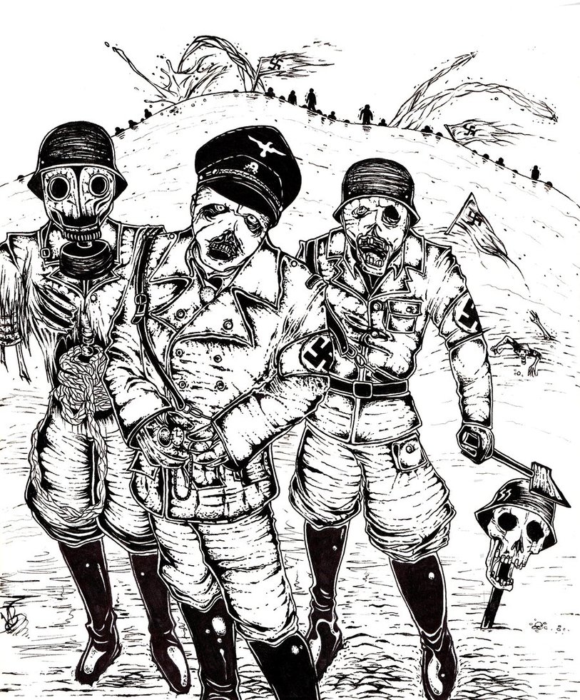813x981 Nazi Zombies By Cradlesin